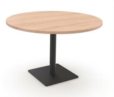 table D120 piètement métallique à roulette